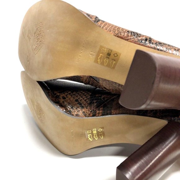 Free People Womens Marietta Bootie Snake Size EU41 M US11 - Picture 5 of 6